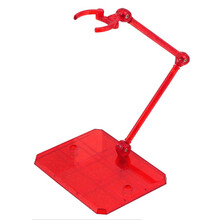 【1】美乐他 魂支架HG 1/144高达神话 万能模型玩具配件支架RG SD robotABA (魂支架 透明红色)