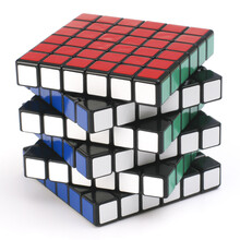 圣手高阶魔方六七八阶九阶十一十二十三十四十七十九阶678910111213阶高阶魔方顺滑可调益智玩具 圣手6阶魔方黑色