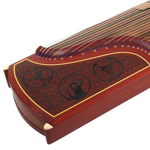 敦煌古筝696D/696M/689E双鹤朝阳花瓶竹叶初学 6696E鹤怡雅菊出厂配置＋原厂板架大礼包