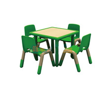 loveforever幼儿园桌椅学校桌儿童长方桌升降课桌圆桌半圆桌月亮桌学校 正方桌(普通款)