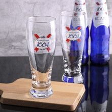 1664收腰精酿啤酒杯比尔森无铅玻璃杯大容量水杯425ml 1664啤酒杯425ml 单个