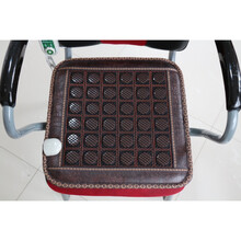 玉石坐垫办公室加热坐垫 赭石托玛琳坐垫 电加热坐垫 一款 凤尾40赭 45x45cm