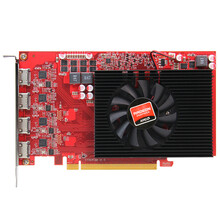 九魂专业多屏显卡一机拖4屏接口齐全minidp可转VGA\DVI\HDMI\直出无需转接更稳定 HD7600 2GB 4HDMI 原装标配