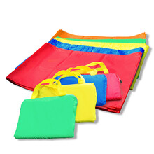 滑溜布幼儿园户外游戏互动体育活动溜溜布感统训练器材道具布 红色（1.4*8米）