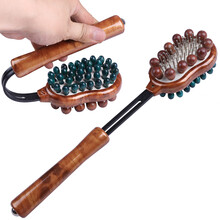 冀恒康 经络拍按摩捶 捶背棒 健身拍 养生拍 颈肩乐敲敲乐 颈部腰部肩部敲打锤 手动按摩棒 钢针按摩捶