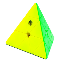 魅龙三阶金字塔魔方三角形异形魔方比赛专用学生初学顺滑益智玩具送教程 小魔法金字塔