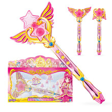 奥迪双钻巴拉拉小魔仙海萤堡2音符之谜巴啦啦小魔仙变身器魔法棒琴玩具套装女孩玩具 10周年美雪星翼高级魔法棒581591