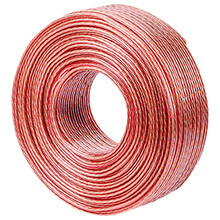 音响线 广播喇叭线 音频线材 透明音响线平行 喇叭线一分二公共广播工程线材工程布线 无氧铜线 10米