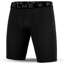 卡尔美（KELME）足球铲球裤男篮球运动压缩裤紧身跑步短裤K15Z706 黑色 S/165
