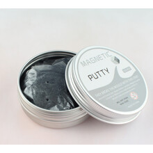 魔法磁铁泥磁力泥磁流体磁泥磁性橡皮泥彩泥解压神器玩具 银色磁铁泥