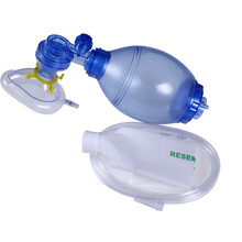 医用简易呼吸器储气袋储氧袋 人工急救复苏器呼吸气囊配件 婴儿型塑料蓝