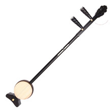 艾牧 民族管弦乐器 黑檀木 云头 评剧 秦腔 高音 歌剧中音初学 板胡乐器BH-05老椰壳梧桐面板 道情板胡