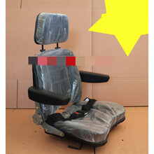 适用于装载机座椅配件铲车叉车挖掘机座椅农机收割机拖拉机座椅 整套无扶手