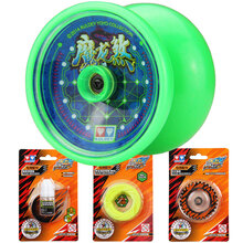 奥迪双钻悠悠球 火力少年王5传奇再现 yoyo球魔龙煞溜溜球儿童玩具 魔龙煞+油+线+普通KK轴承