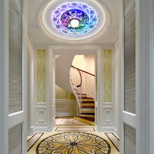 烛影 LED水晶过道灯七彩射灯牛眼灯创意玄关灯走廊灯客厅天花灯入户灯门厅灯阳台灯吸顶灯具 LED【5W】六档控光 暗装开孔5-9CM