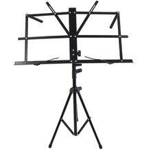梵巢 乐器配件 可折叠 升降 谱架 便携式 金属 材质 黑色 二胡 小提琴 吉他 乐谱架子 支架 黑色