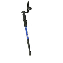 祝浩康（zhuhaokang）手杖 登山杖户外 四节可伸缩拐杖 蓝色