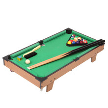 皇冠H 儿童木质木制桌上台球桌球桌面台球玩具儿童礼物80661玩具 202D桌球台69.5厘米