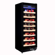 索比亚SY-168恒温茶叶柜  恒温酒柜葡萄酒柜家用酒柜压缩机酒柜冷藏柜展示柜红酒柜饮料柜立式保鲜柜 黑色暗拉手