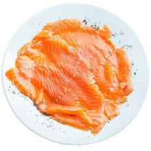 国际	渔鼎鲜  苏格兰设特兰岛烟熏三文鱼切片 100g 【已核酸检测】