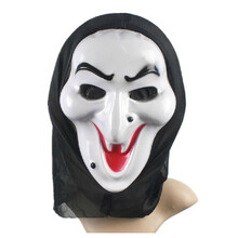 盛泉 万圣节面具,舞会道具,.鬼脸单片面具.魔鬼恐怖面具 尖叫43克 巫婆款