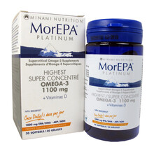加拿大直邮 高品质欧洲产MINAMI Nutrition MorEPA白金版鱼油30粒