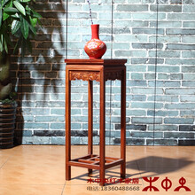 木中央 中式实木 花架 木花几 四方角几 仿古落地 单个花架单拍不发货（拍两笔再发货）