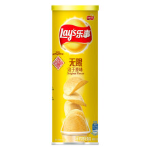 乐事（Lay’s）无限薯片忠于原味104g罐装 *29件