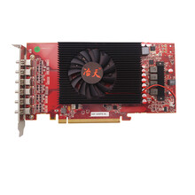 冶天多屏拼接显卡6屏拼接6分屏板载6DP直出6HDMI拼接 6VGA 6连屏 3646PS (R7 360) 4GB 单卡