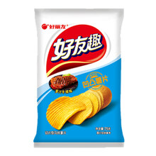 超市	Orion 好丽友 休闲零食 薯片 好友趣多汁牛排味75g/袋（新老包装随机发货）
