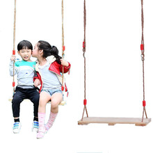 儿童秋千实木秋千 室内门框秋千户外单杠双杠荡秋千玩具 室内门框套餐(秋千+绳子+挂钩+连接带+1米短杠)