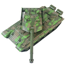 力利T99主战坦克军事模型声光惯性战车坦克男孩3-6岁生日礼物 T99坦克-绿色