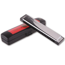 通宝（TOMBO） 日本TOMBO通宝6621孔复音口琴演奏练习初学成人学生儿童推荐用 C#/Db调