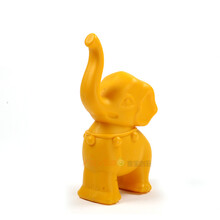 小象象鼻套圈 儿童传统玩具幼儿园宝宝落地卡通套圈 投掷圈 感统训练器 小象套圈亮黄 小号