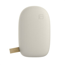 PNZ 鹅卵石移动电源10400毫安时石头卡通充电宝便携 适用于苹果华为小米vivo等通用 公司礼品 自然米色+充电线