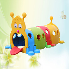 小精灵钻洞玩具 幼儿园大型户外毛毛虫隧道 室内宝宝爬行塑料洞 儿童钻圈隧道 小精灵隧道