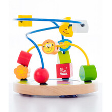木马智慧 绕珠串珠架婴儿幼儿益智玩具男女孩1-2-3周岁儿童启蒙智力早教6个月宝宝六一儿童节日礼物 猴子捞月情景绕珠架