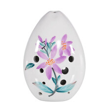 太乐TAILE太乐10孔双腔十孔专业笔筒型古朴埙演奏乐器G调F调埙 紫罗兰水滴埙-F调+送底座