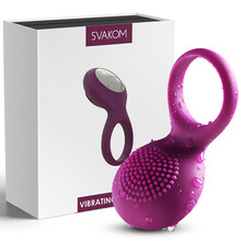 SVAKOM 司沃康 锁精环 APP异地远程控制跳时蛋震动环双环延长套绳遥控男女共振房事情趣成人用品 泰勒罗兰