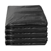 魅之优品 加厚垃圾袋特厚型物业酒店大号黑色单位办公专用户外塑料袋 80*100 10包500只