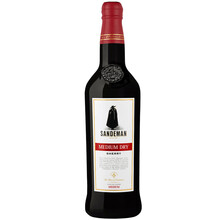 超市	西班牙进口雪莉酒 山地文（SANDEMAN） 雪莉白(Medium Dry Sherry) 加强型葡萄酒750ml