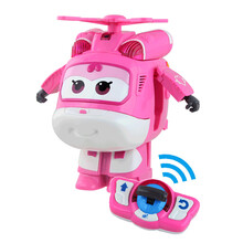 奥迪双钻 超级飞侠第九季金小子佩佩雷克乐迪小爱包警长酷飞变形机器人玩具 遥控变形机器人-小爱710740