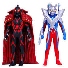 万代 奥特曼 大软胶人偶 怪兽 塑胶材质 耐摔 儿童玩具 赛罗奥特曼VS皇帝贝利亚11672