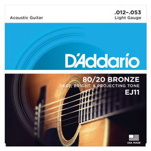 达达里奥DAddario美产原装进口达达里奥民谣吉他弦EJ16系列吉他琴弦木吉它弦套装 EJ11