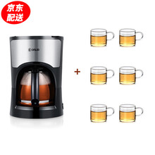 东菱Donlim煮茶器养生壶全自动玻璃加厚电热水壶茶壶黑茶煮茶壶多功能智能温控CM-1046A 煮茶器+1套茶杯（6个）