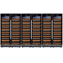 富贵红（Fuguihong）FGH-168单温风冷 专业恒温展示款智能红酒柜 展示款三组