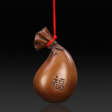 宝瑞福 紫铜实心福袋挂件 把玩件汽车挂件