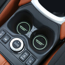 大怒神  2019款新奇骏改装门槽垫专用于日产2014-2020款新奇骏防滑垫储物槽垫水杯垫 14-21款奇骏：四驱五座夜光款