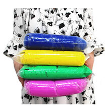 多彩艺 500克24色超轻粘土一斤装儿童手工彩泥橡皮泥太空泥玩具diy套餐 酒红500g克一斤装