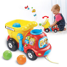 伟易达（VTech）早教奇趣翻斗车中英双语宝宝拖拉益智机器人男孩模型仿真动物恐龙
